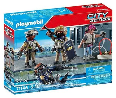 Playmobil® City Action 71146 Sada figúrok špeciálnej jednotky / Počet dielikov: 37 / od 5 rokov