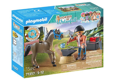 Playmobil® Horses of Waterfall Farár Ben a Achilles / Počet dielikov: 15 / od 5 rokov