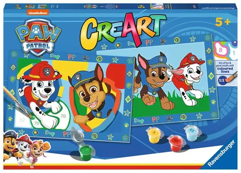 Ravensburger CreArt Tlapková patrola / od 5 rokov