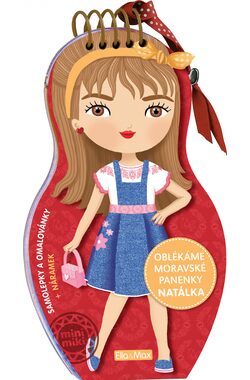 Presco Group Ella&amp;Max Obliekame moravské bábiky NATÁLKA - Omaľovánky / Jazyková verzia: CZ / od 3 rokov