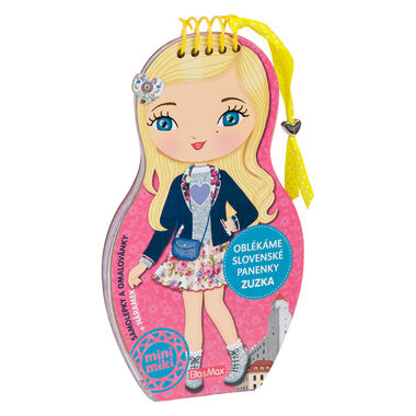 Presco Group Ella&amp;Max Obliekame slovenské bábiky ZUZKA - Omaľovánky / Jazyková verzia: CZ / od 3 rokov