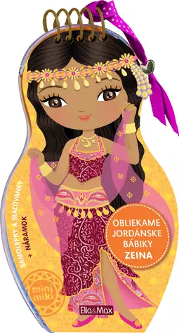 Presco Group Ella&amp;Max Obliekame jordánske panenky ZEINA - Maľovanky - SK / Jazyková verzia: SK / od 3 rokov