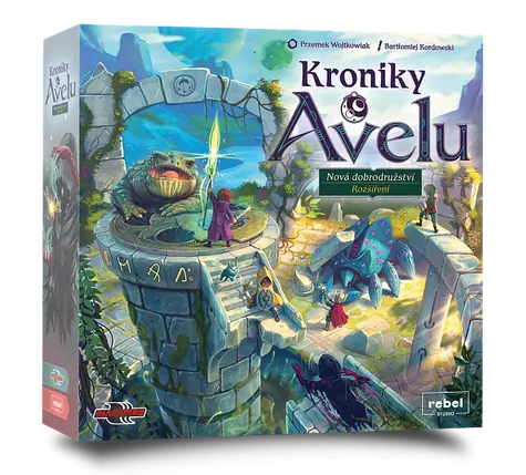 ADC Blackfire Kroniky Avelu - Nové dobrodružstvá (rozšírenia) / Dĺžka hry: 90 minút / Počet hráčov: 2-4 / od 8 rokov