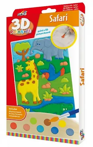 Galt 3D Omaľovánky - Safari / od 6 rokov 