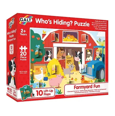 Galt Puzzle: Schovávačka - Farma / od 2 rokov