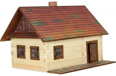 Walachia Drevená zlepovacia Drevená chalupa / od 8 rokov / 100 dielov / Obtiažnosť: stredná 