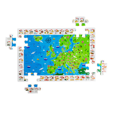 Bigjigs Toys Puzzle Európske pamiatky / od 2 rokov