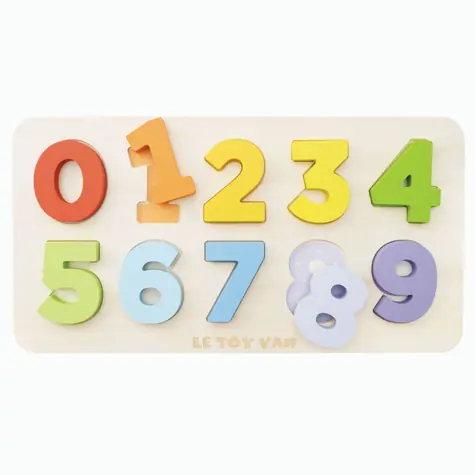 Le Toy Van Petilou Vkladacie puzzle s číslami / od 1.5 rokov