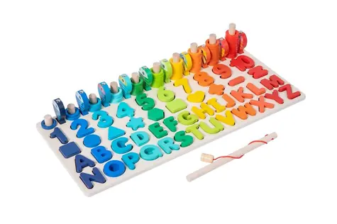 2Kids Toys Multifunkčná doska vkladačka 5v1 / od 3 rokov