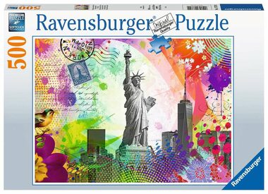 Ravensburger Pohľadnica z New Yorku / 500 dielikov / od 12 rokov