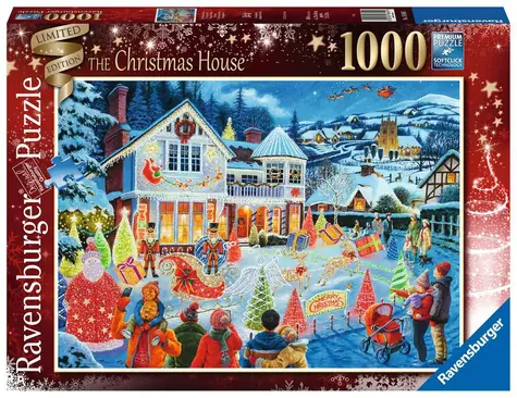 Ravensburger Vianočný dom / 1000 dielikov / od 14 rokov