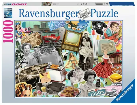 Ravensburger 50. roky / 1000 dielikov / od 14 rokov