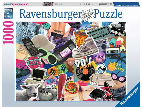 Ravensburger 90. roky / 1000 dielikov / od 14 rokov