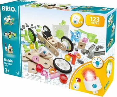 Brio Stavebnica BUILDER svetelná sada / od 3 rokov  