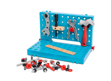 Brio Stavebnica BUILDER Pracovný stôl s náradím / od 3 rokov 