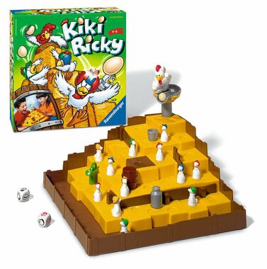 Ravensburger Kiki Ricky / Dĺžka hry: 20 minút / Počet hráčov: 2-4 / od 4-8 rokov 