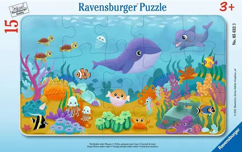 Ravensburger Zvieratá pod morskou hladinou /15 dielikov/ od 3 rokov 