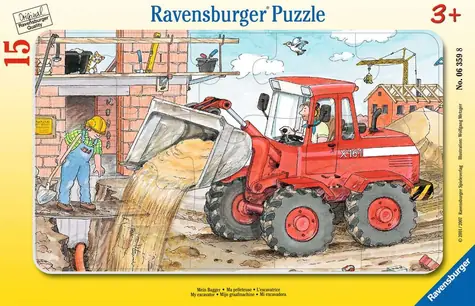 Ravensburger Môj bager / 15 dielikov / od 3 rokov 