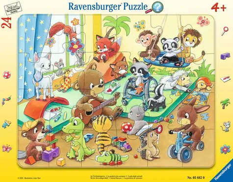 Ravensburger Zvieracia materská škôlka / 24 dielikov / od 4 rokov 