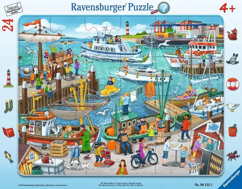 Ravensburger Deň v prístave /24 dielikov/ od 4 rokov 