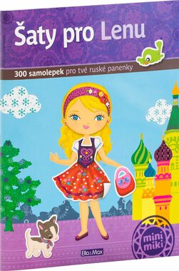 Presco Group Ella&amp;Max Šaty pre LENU - kniha samolepiek / Jazyková verzia: CZ / od 3 rokov