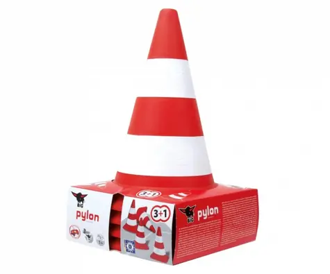 Big Bobby Car Dopravné kužele 4 ks / vek od 3 rokov