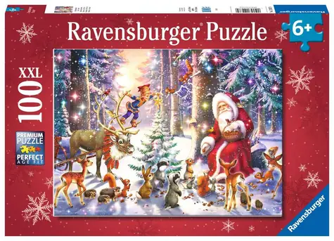 Ravensburger Vianoce v lese / 100 dielikov / od 6 rokov 