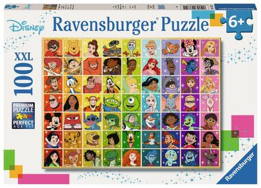 Ravensburger Disney: Postavičky / 100 dielikov / od 6 rokov 