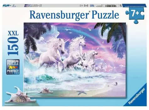 Ravensburger Jednorožec na pláži / 150 dielikov / od 7 rokov 