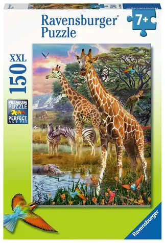 Ravensburger Žirafy a zebry / 150 dielikov / od 7 rokov 
