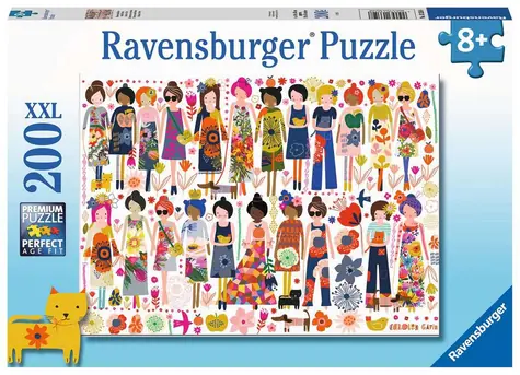 Ravensburger Kvetinové motívy / 200 dielikov / od 8 rokov 