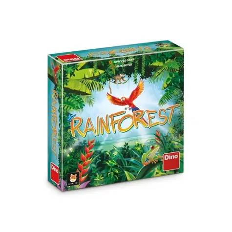 Dino Rainforest - Rodinná Hra / Dĺžka hry: 45 minút / Počet hráčov: 2-4 / od 8 rokov