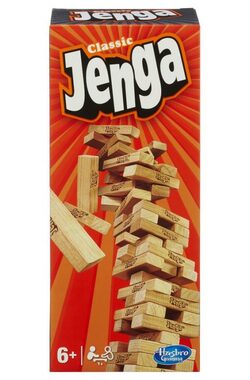 Hasbro Jenga drevená spoločenská hra / Dĺžka hry: 15+ minút / Počet hráčov: 3-5 / od 6 rokov