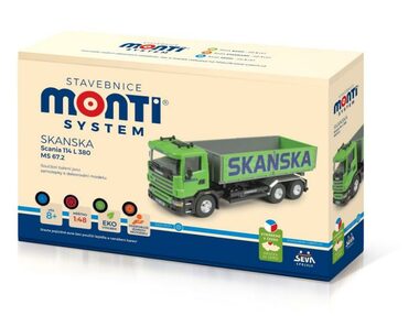 SEVA Stavebnica Monti Skanska / 200 dielikov / mierka: 1:48 / od 8 rokov
