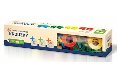 SEVA Krúžky pre najmenších 4 farby / 32 dielikov / od 1 roka