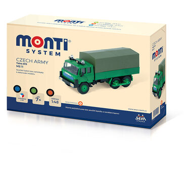SEVA Stavebnice Monti Czech Army / 50 dielikov / mierka: 1:48 / od 6 rokov