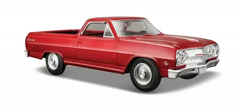 Maisto Chevrolet El Camino 1965 metal červená / mierka: 1:24 / od 3 rokov