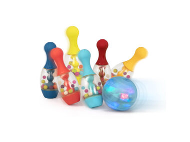 B-Toys Bowling sada so svietiacou guľou / od 2 rokov