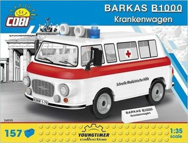 Cobi 24595 Barkas B1000 Sanitka / 1:35 / 157 kociek / od 5 rokov