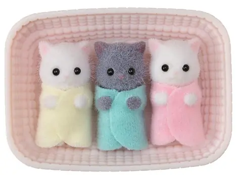 Sylvanian Families: Trojčatá perzské mačky / od 3 rokov