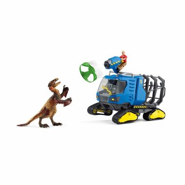 Schleich Dinosaurs 42604 Pásové vozidlo na odchyt dinosaurov / od 3 rokov 