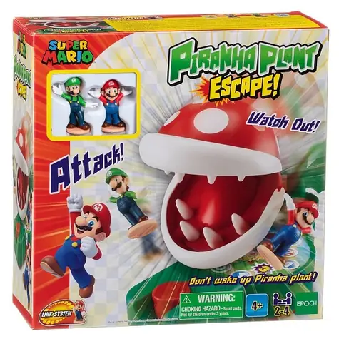Epoch Super Mario Piranha Plant Escape / Dĺžka hry: 15 minút / Počet hráčov: 2 - 4 / od 4 rokov