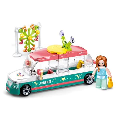 Sluban Girls Dream Holidays M38-B0921 Limuzína / Lego - kompatibilný / Počet figúrok|dielikov: 1 | 117 / od 6 rokov