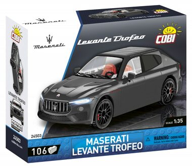 Cobi 24503 Automobil SUV Maserati Levante Trofeo / 1:35 / 106 kociek / od 6 rokov
