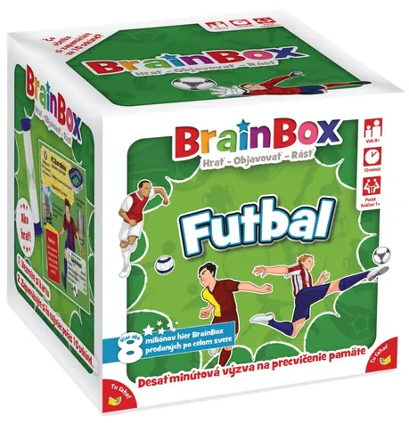 BrainBox SK- futbal / Dĺžka hry: 10 minút / Počet hráčov: 1+ / od 8 rokov 