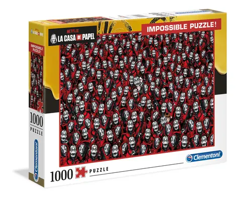 Clementoni PUZZLE Impossible - La Casa de Papel / 1000 dielov / od 14 rokov 