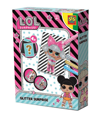 SES LOL - vyfarbovanie obrázkov trblietkami / od 6 rokov 