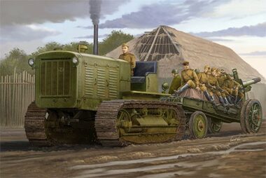 Trumpeter Russian ChTZ S-65 Tractor / Plastikový model / 1:35