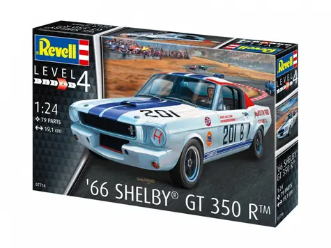Revell 07716 Shelby GT 350 R 1965 / Plastikový model / 1:24