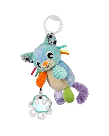 Playgro - Závesná polárna mačka s klipom / od narodenia 